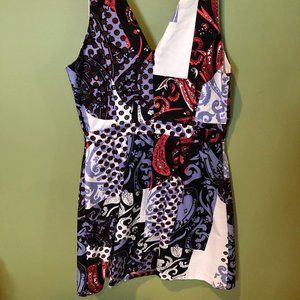 mirrored front and back dress